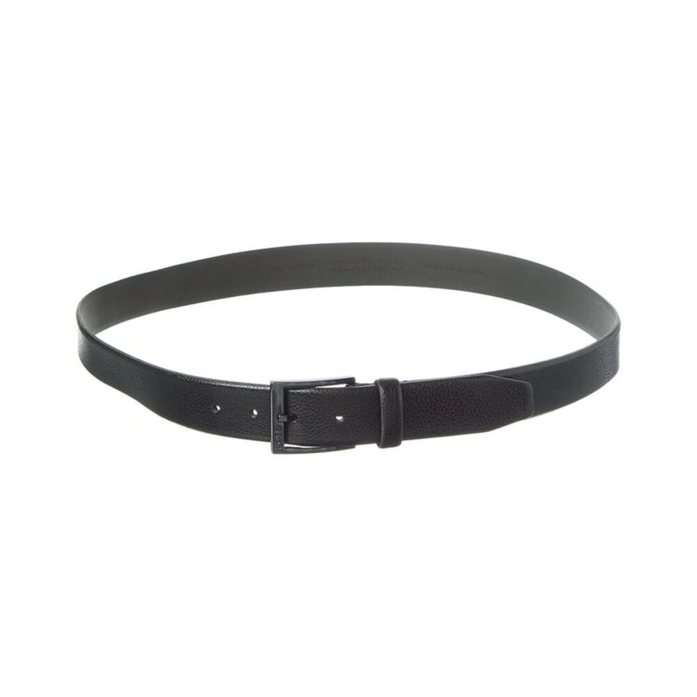 Hugo Boss Elloy Leather Belt, Black